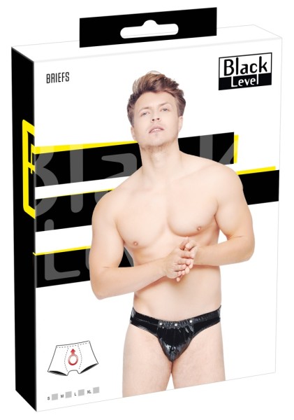 Herren Lack-Slip