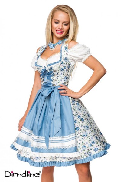 Romatisches Blümchen-Dirndl