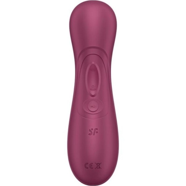 SATISFYER - PRO 2 GENERATION 3 LIQUID AIR TECHNOLOGY WINE RED